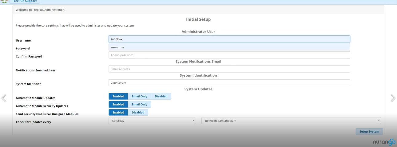 Freepbx установка и настройка centos